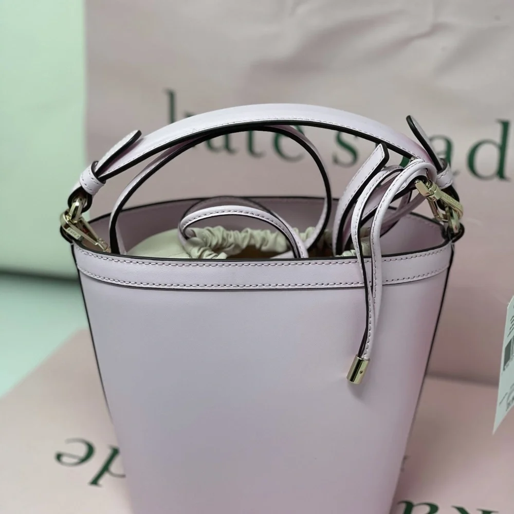 Kate spade pink Flock Party Parrot Bucket Bag - Picture 6 of 9